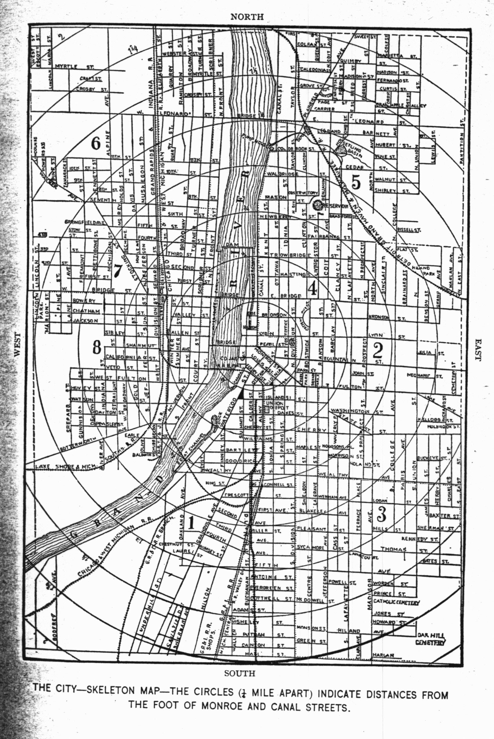 Grand Rapids Michigan Map