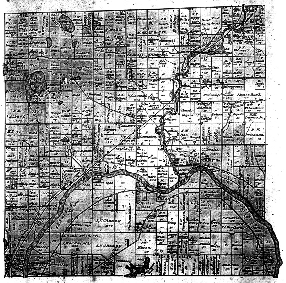 1894 Plainfield Township Plat Map