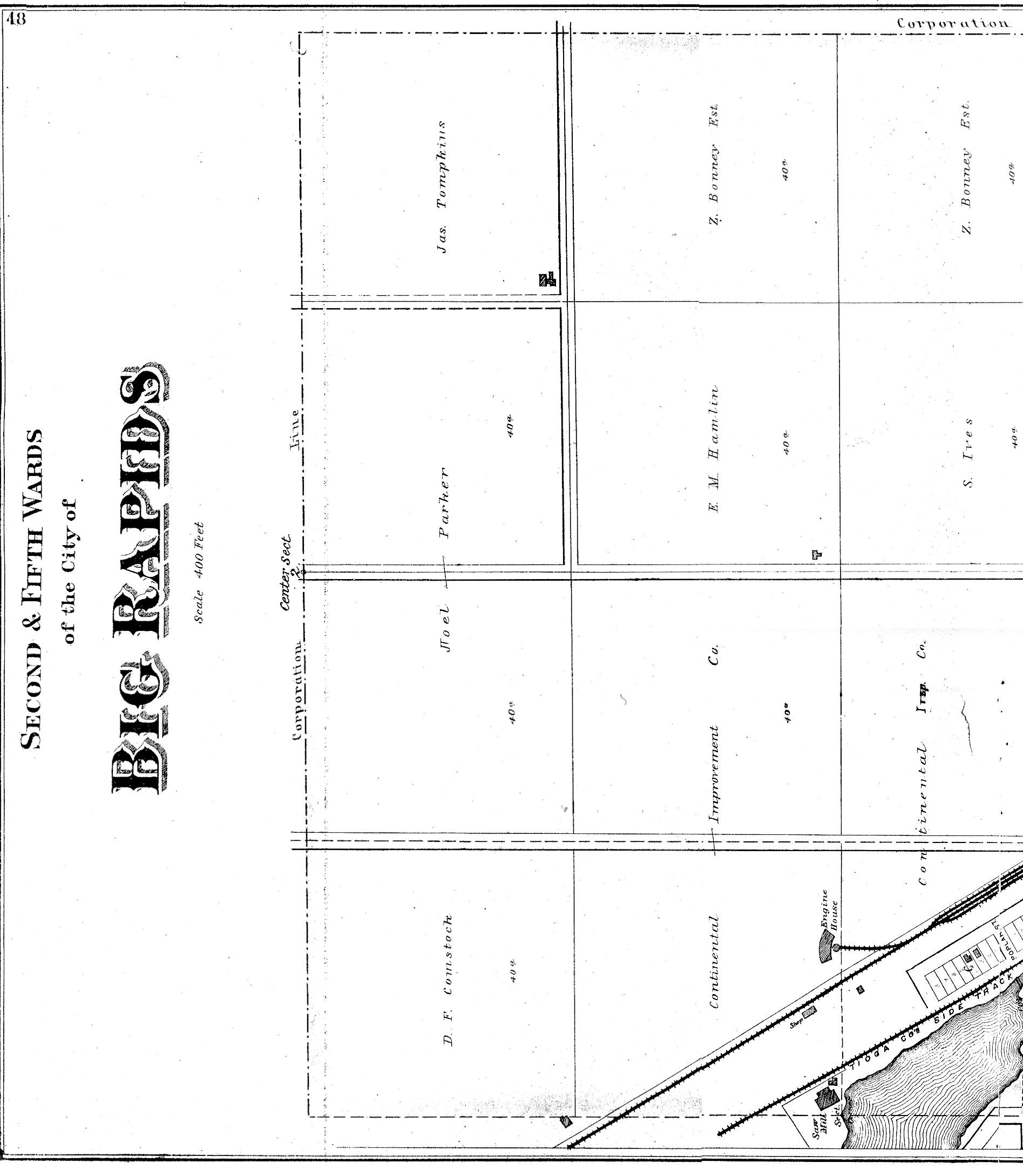 1879 Mecosta County Michigan Atlas