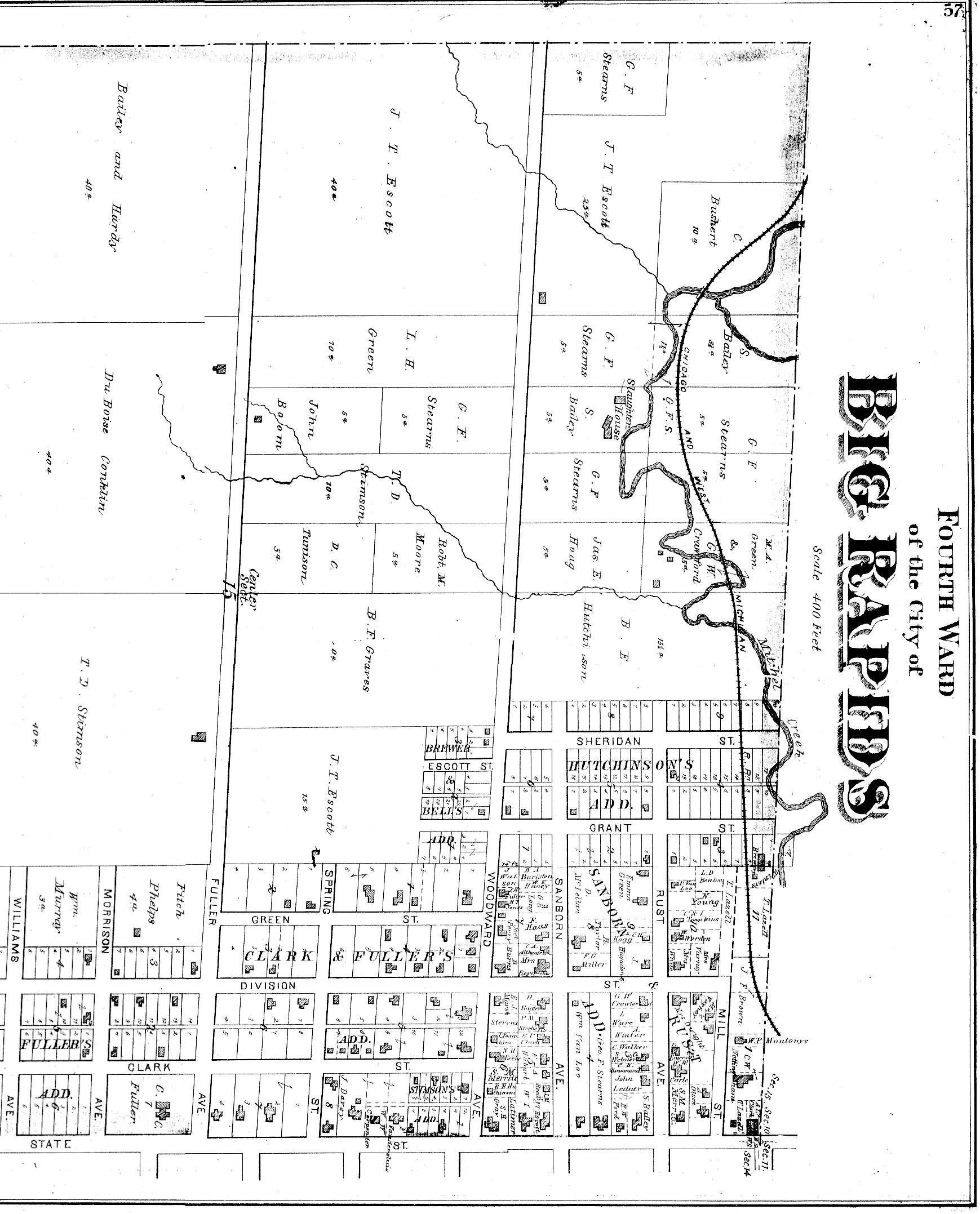 1879 Mecosta County Michigan Atlas