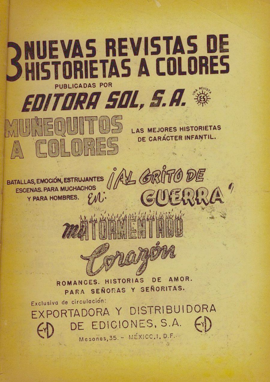 Fantástico 45 November 1960 THE MIGHTY CRUSADERS NETWORK