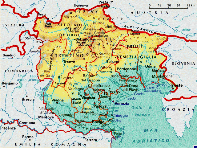 CARTINA ITALIA NORD SUD EST OVEST Wroc?awski Informator