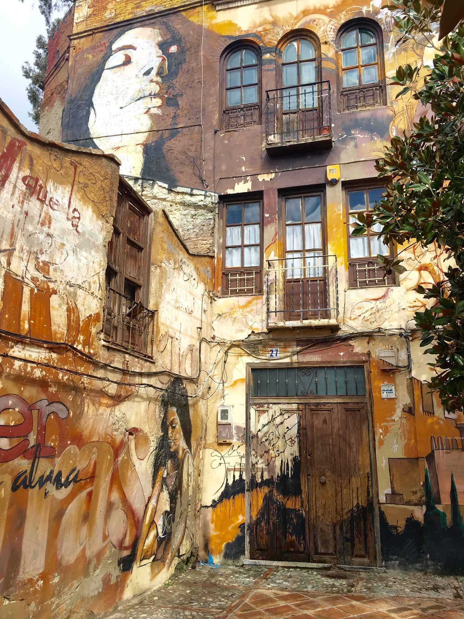 Graffiti in Granada The Backstreet Art Gallery of Spain Migrating Miss