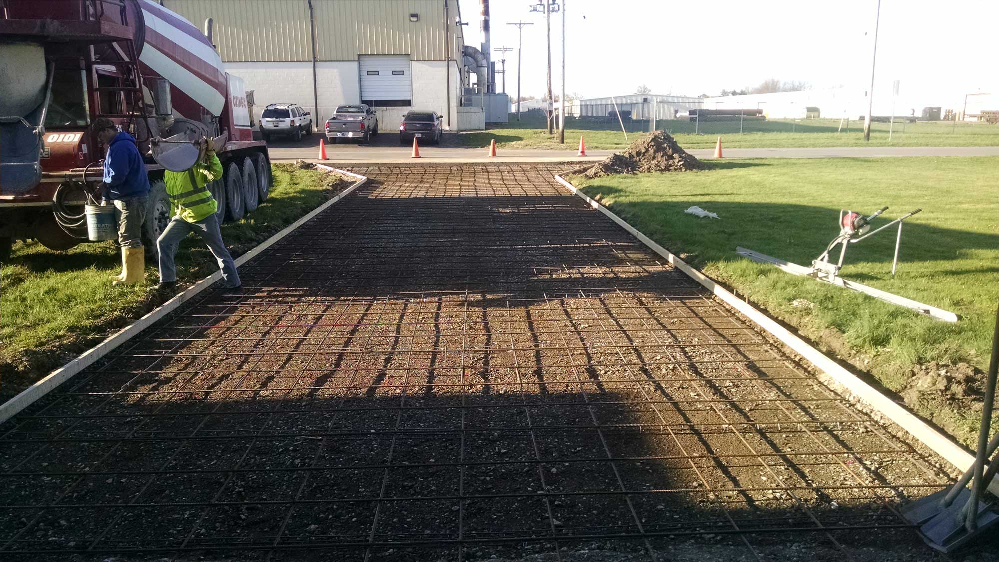 Concrete Construction Foundations, Containment Pits, Machine Bases