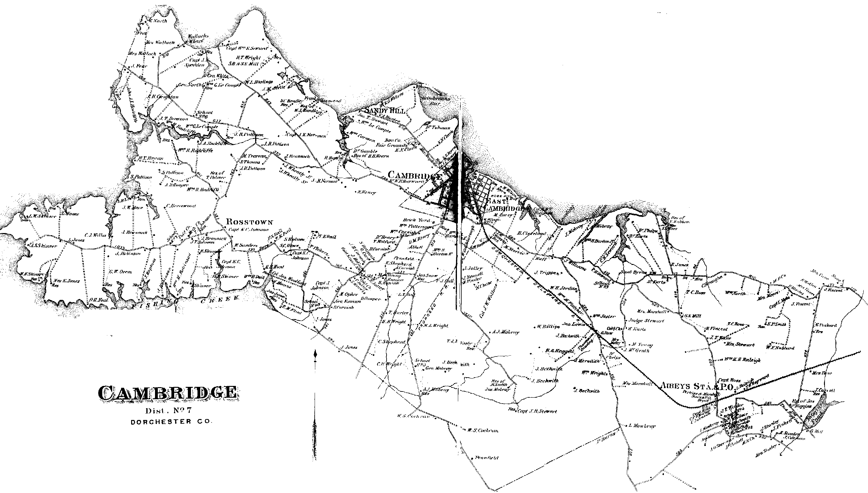 1876 Dorchester County Maryland