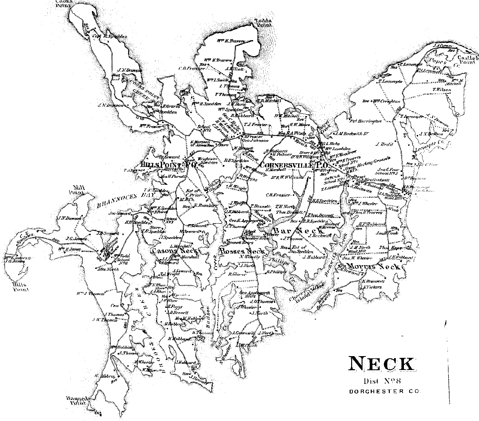 1876 Dorchester County Maryland