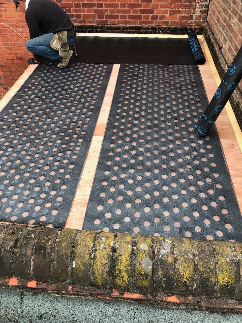 Strip and 3 layer felt system Mike Horizon Roofing