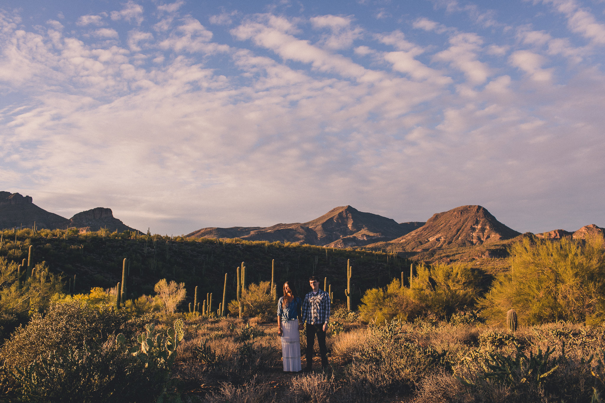 Alexis & Alex's engagement in Cave Creek and Spur Cross ...