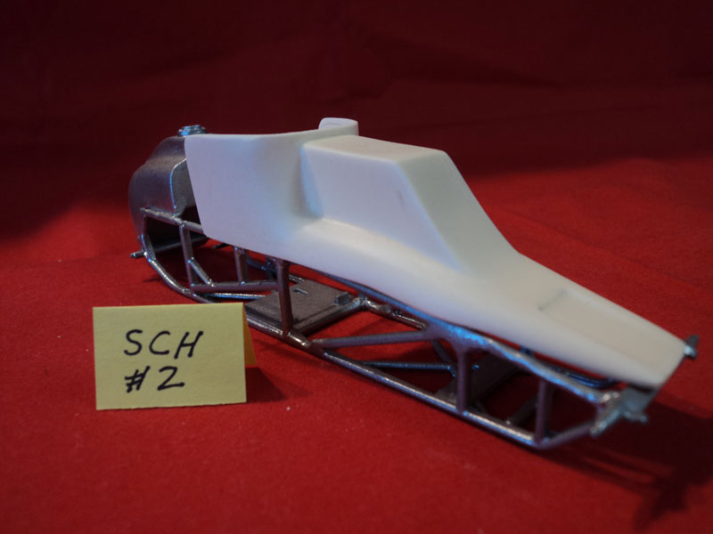 SCH2 Resin Parts Stanton Sprint Car Hood Powerslide Resin Sprint