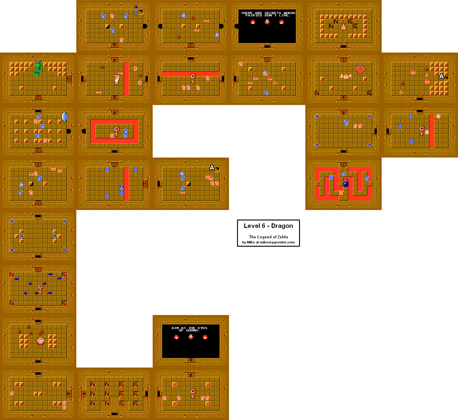 Legend Of Zelda Level 4 Map Maping Resources