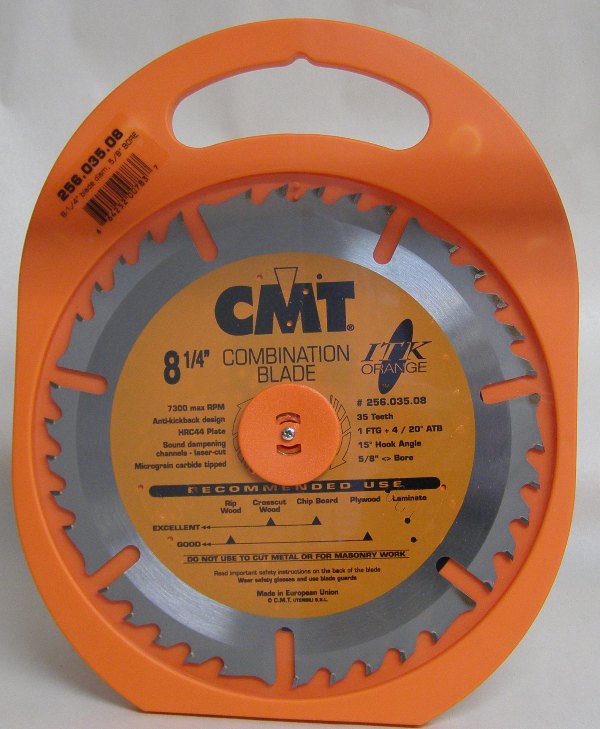 CMT 8.25" ITK Combination Saw Blade 256.035.08 Mike's Tools