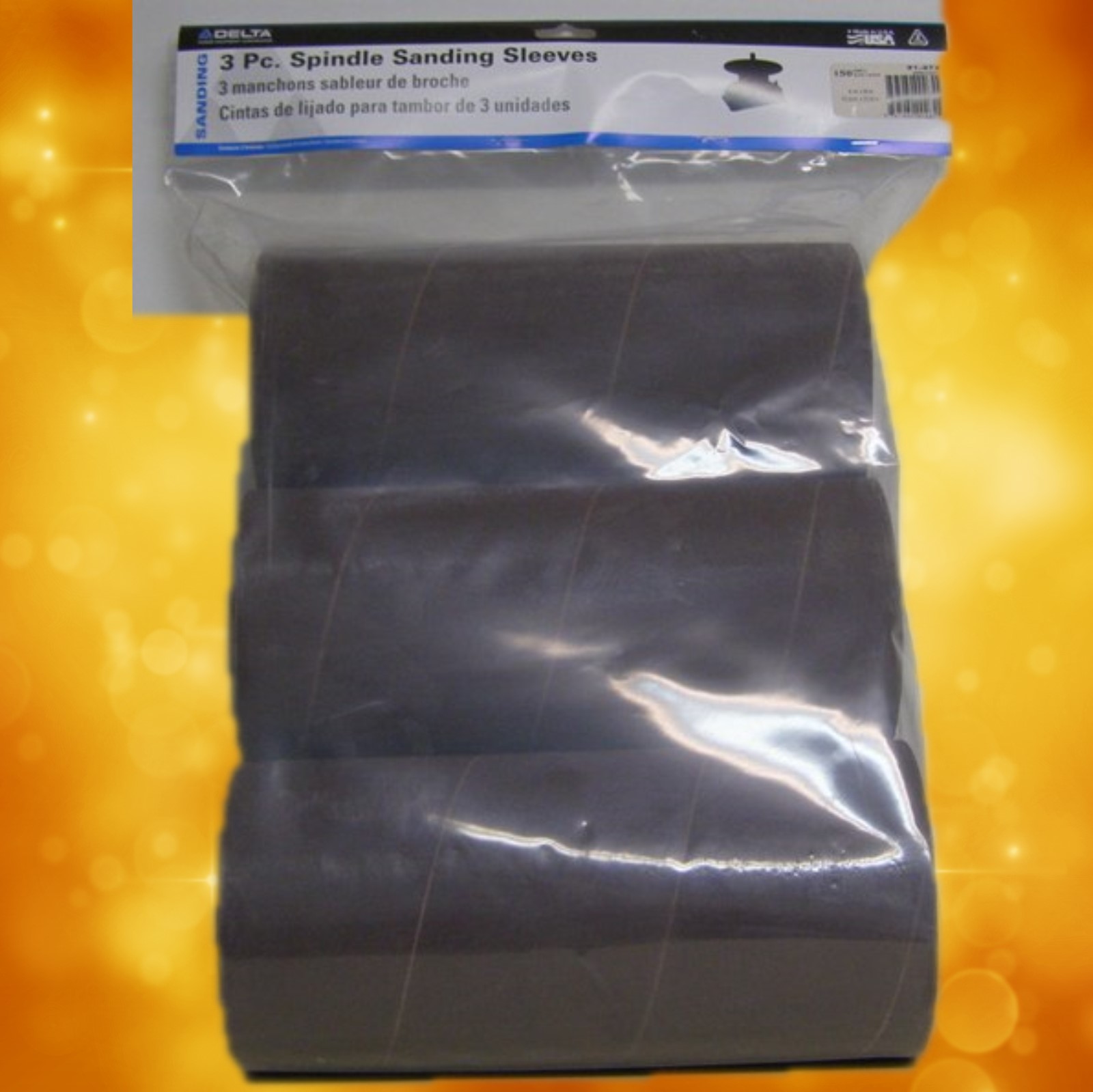 Delta 31272 4 in. x 9 in. 150 Grit 3 Pc. Aluminum Oxide Spindle Sanding Sleeves Mike's Tools