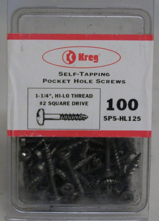 Kreg Pocket Hole Screws 11/4" 7, SelfTapping Mike's Tools