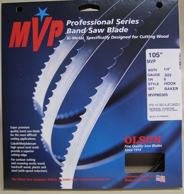 Olson Band Saw & Scroll Saw Blades Mike's Tools
