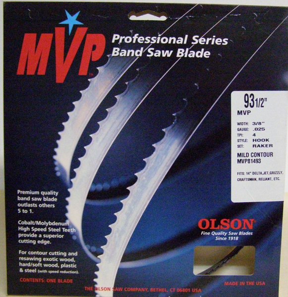 Olson Band Saw and Scroll Saw Blades Mike's Tools