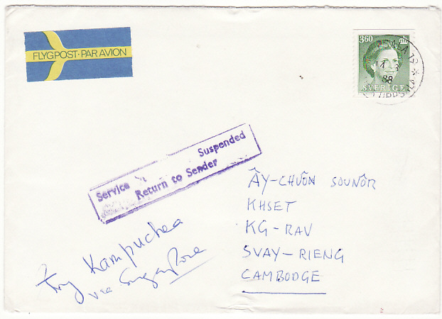 Sweden Mike White Worldwide Postal History. Censored and Military Mail.