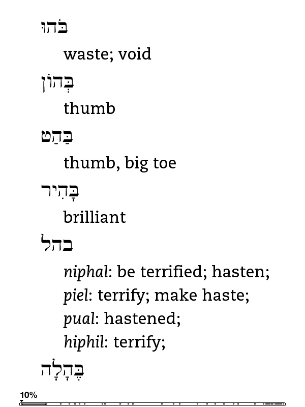 The Comprehensive Biblical Hebrew and Aramaic Glossary Miklal