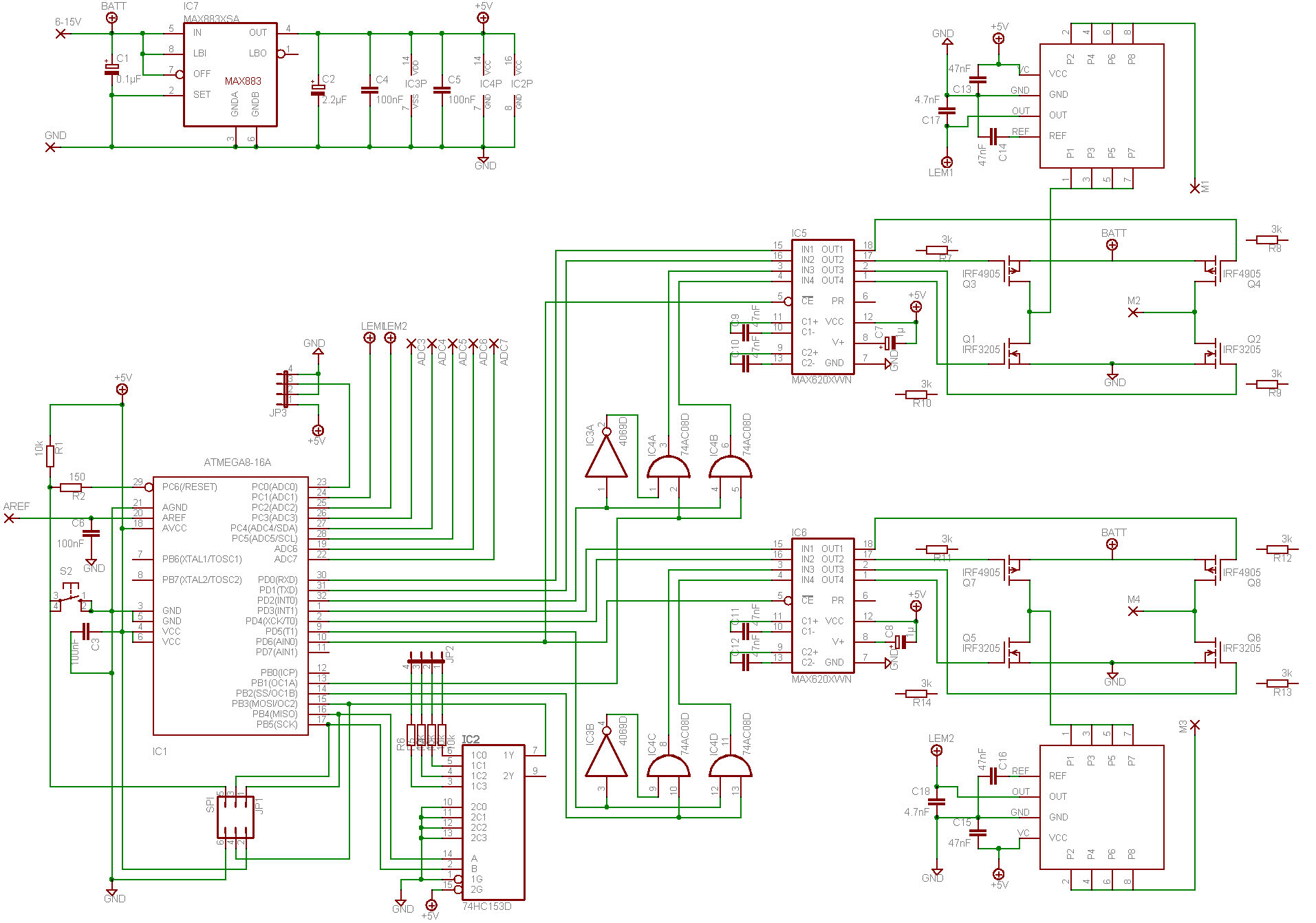 Motorregelung mit MOSFET und OPV