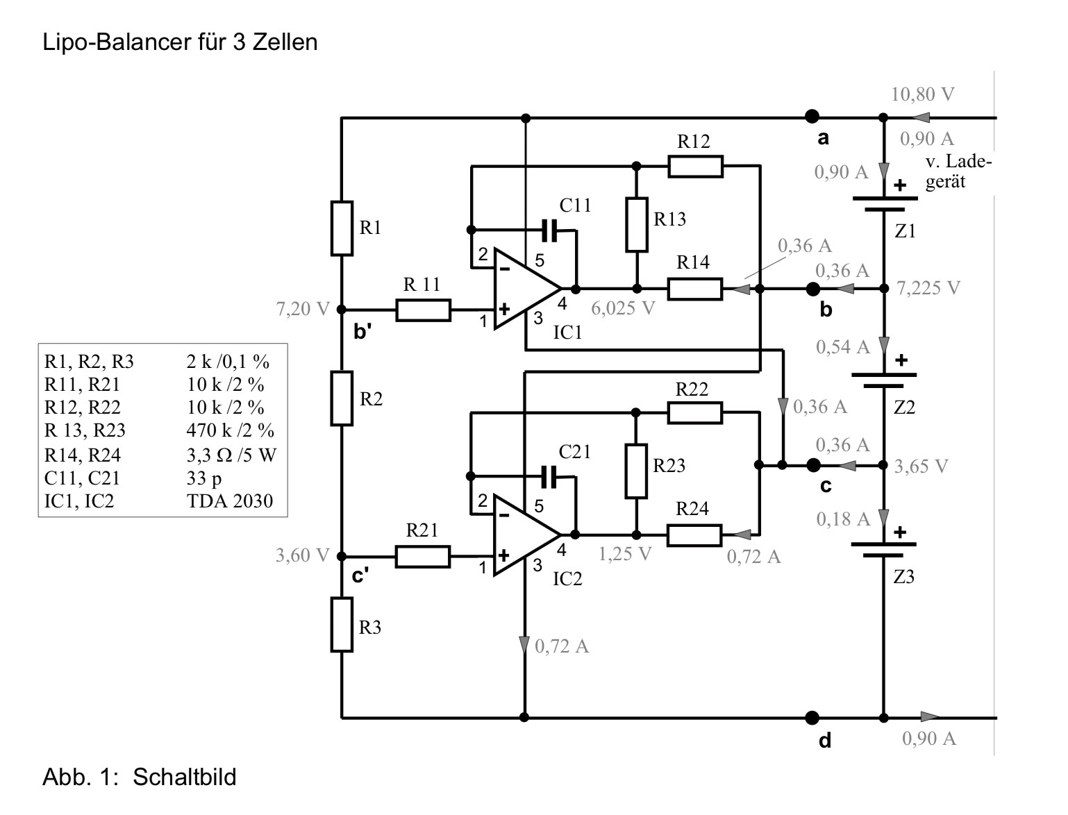 LiPo Akkus parallel laden