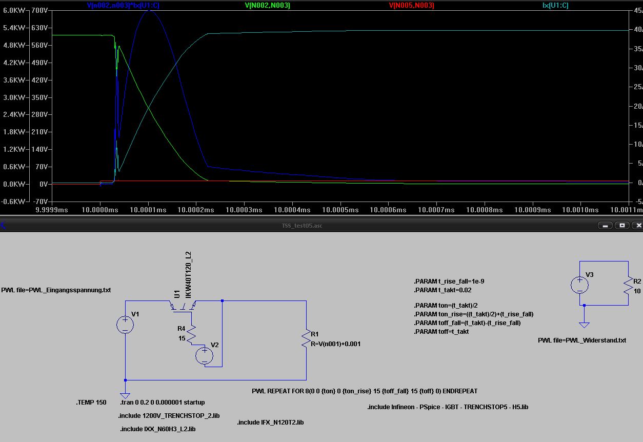 Schaltverluste LTSpice IGBT Model