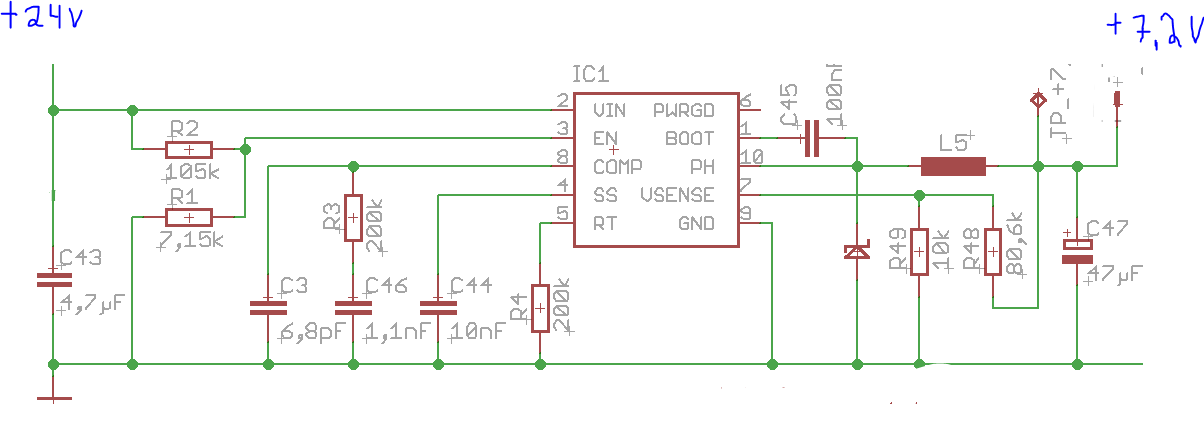 StepDown Converter seltsames Verhalten