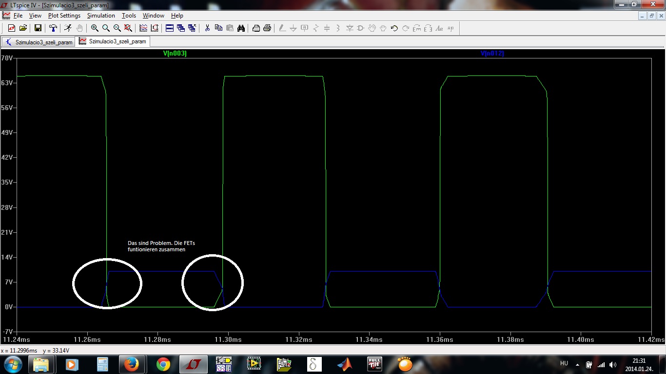 LTSpice dead time generator