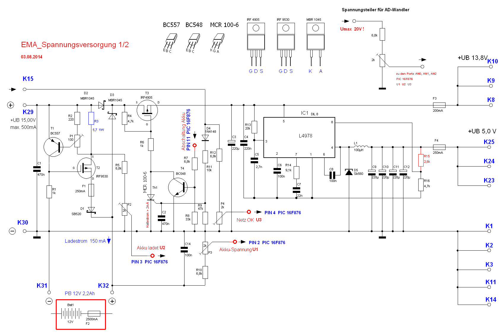 Lm317 Einstellbare Strombegrenzung Schaltplan S51 инструкция Kye Wiring