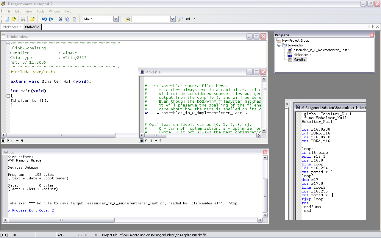 Assembler Code in C einbinden