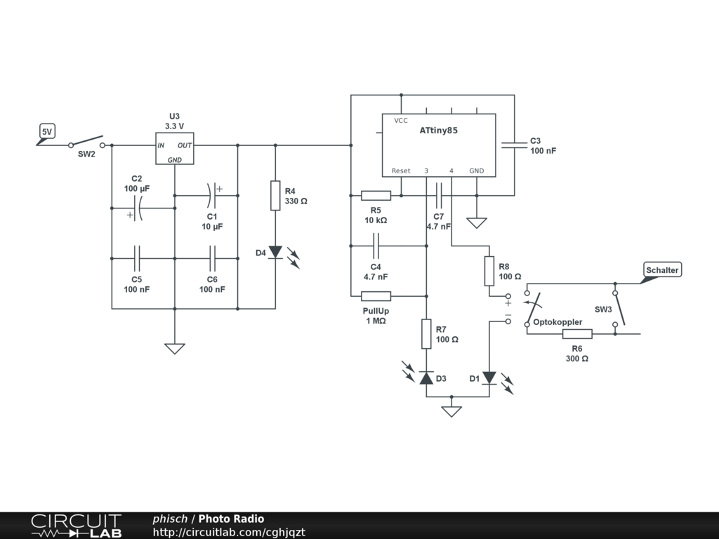 Dammerungsschalter Schaltplan 5v