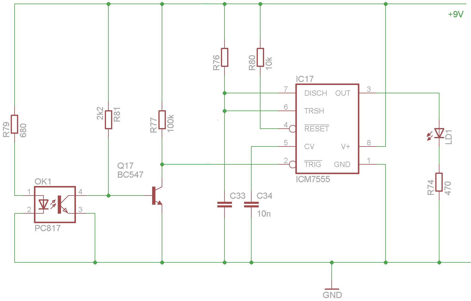 Ir lichtschranke die einen impulse gibt