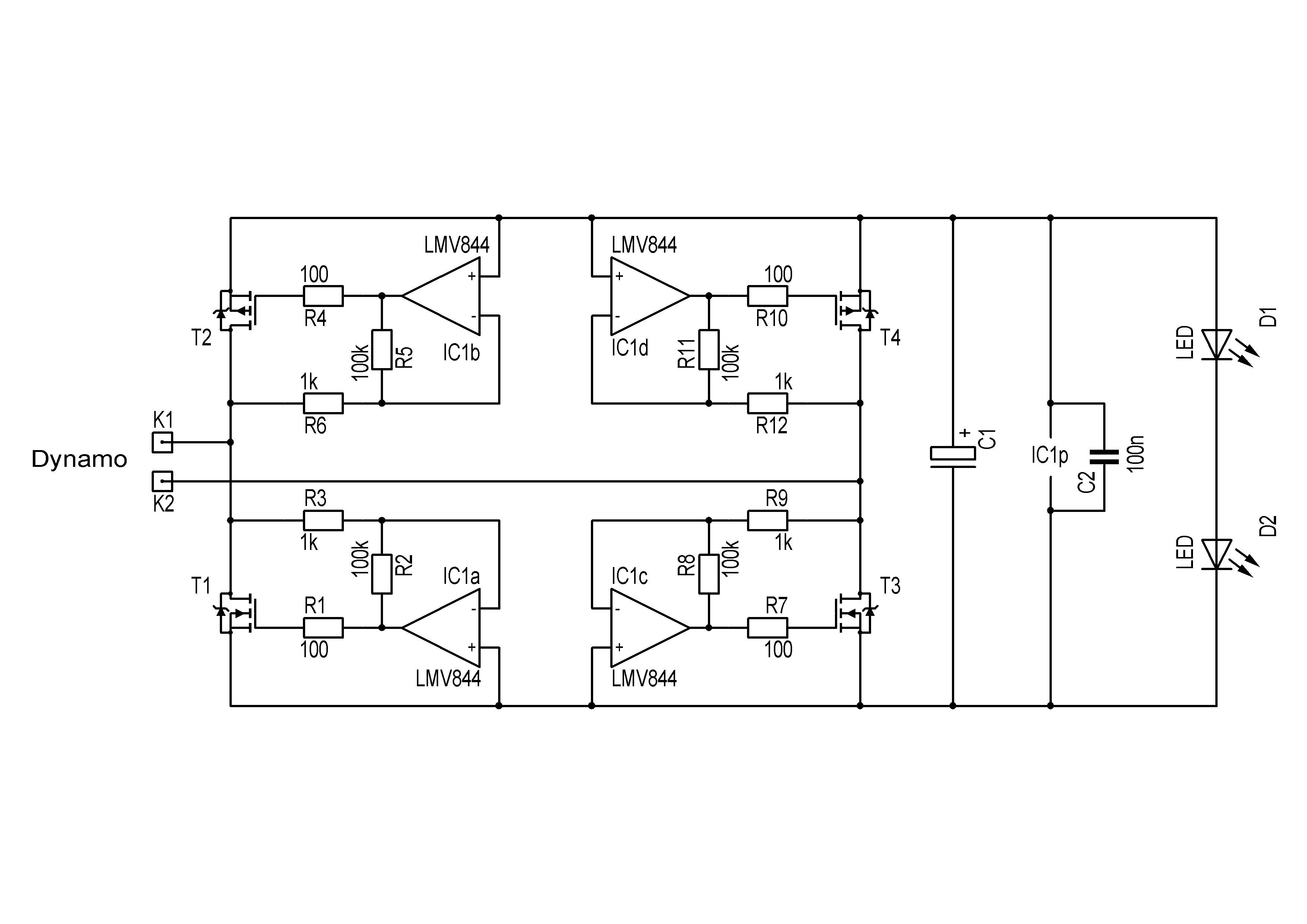 MOSFETGleichrichter mit OPV