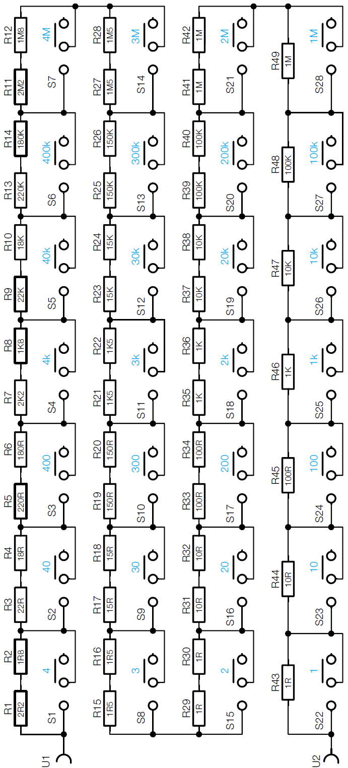Widerstandsdekade selber basteln