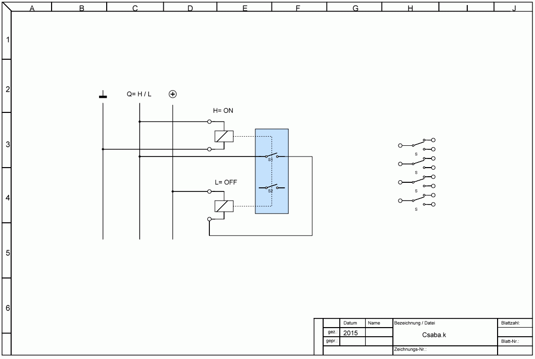 Bistabiles Relais ansteuern