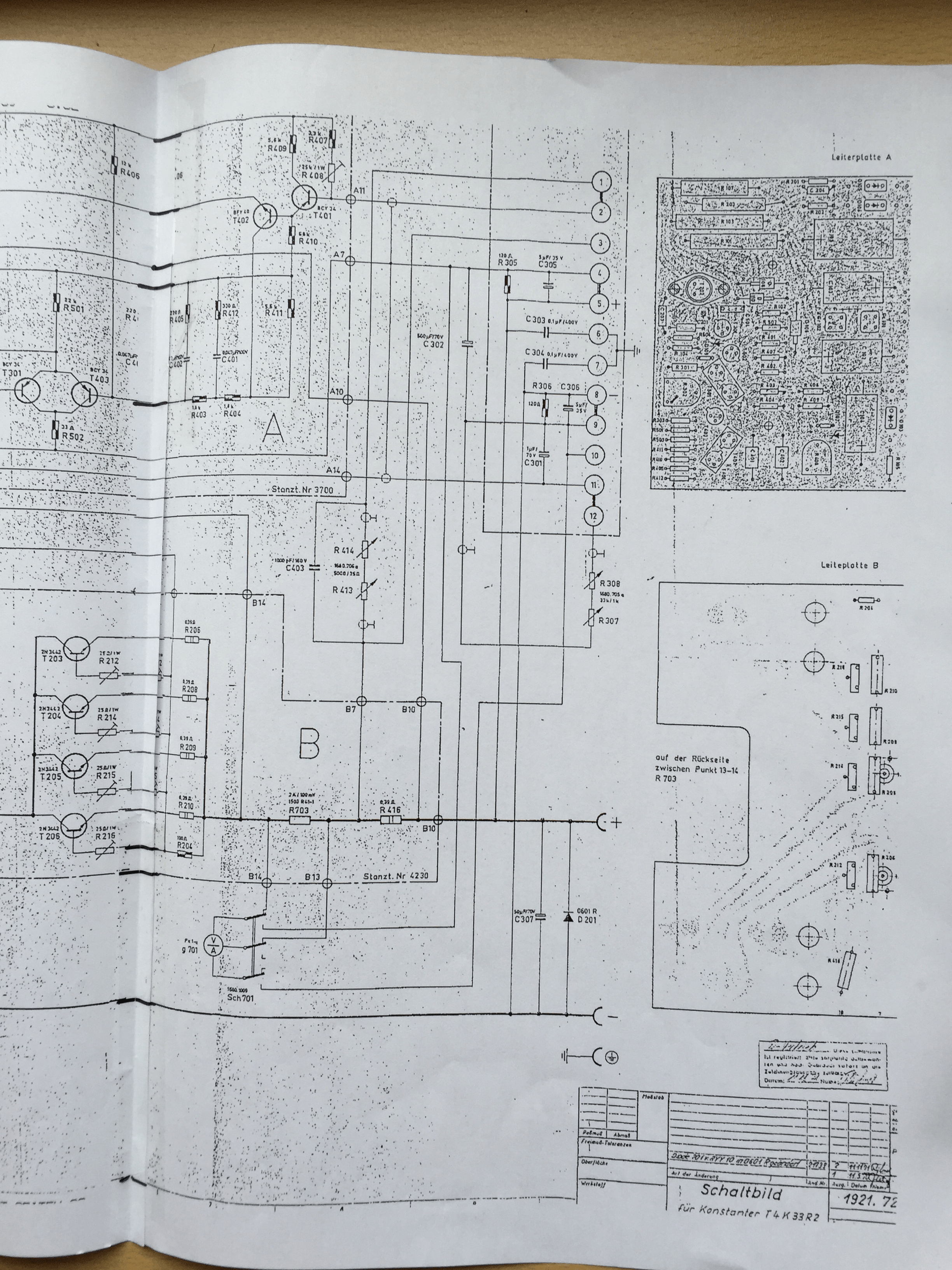 Suche Schaltplan für Gossen Konstanter