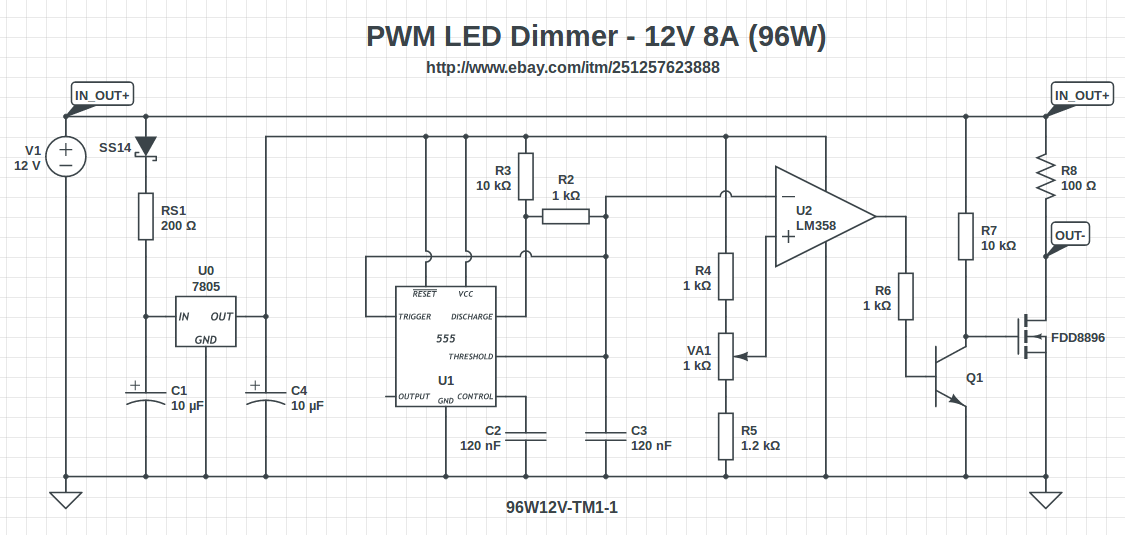 Dimmbare 12V LEDStrahler mit PWM dimmen welche Gleichspannung