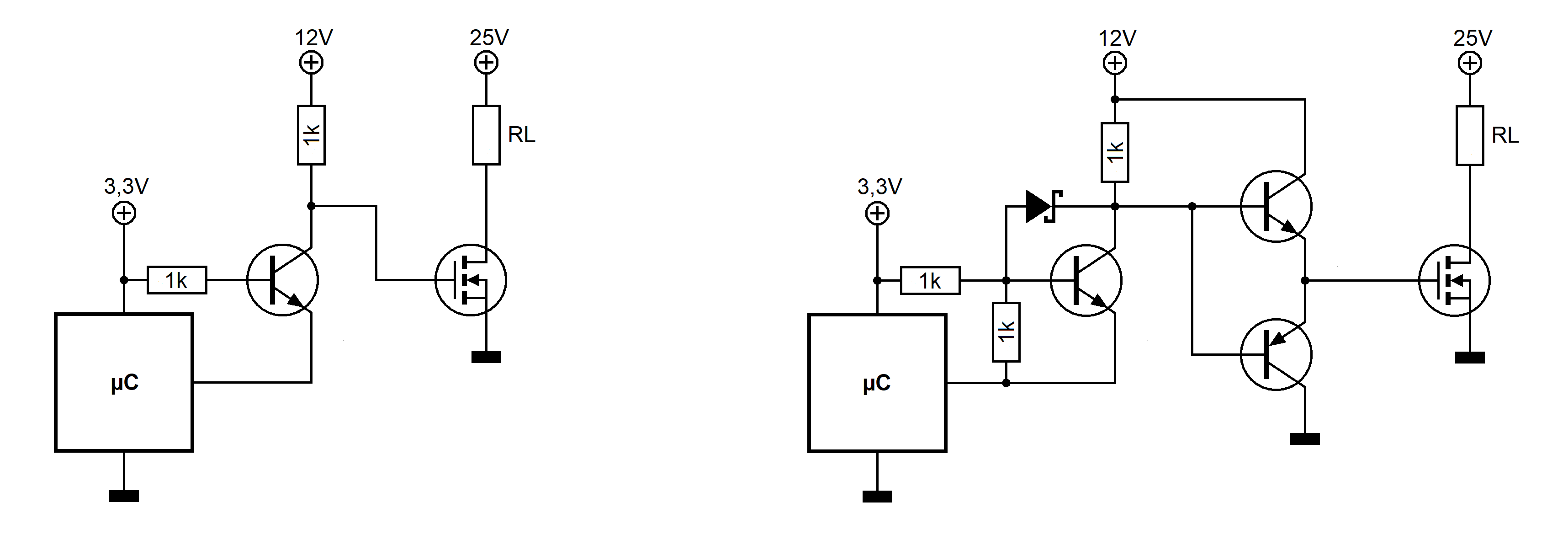 mit NPN ein NMosfet NICHT Invertierend Schalten?