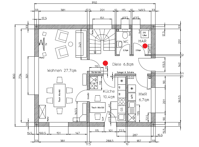 Rauchmelder richtig platzieren