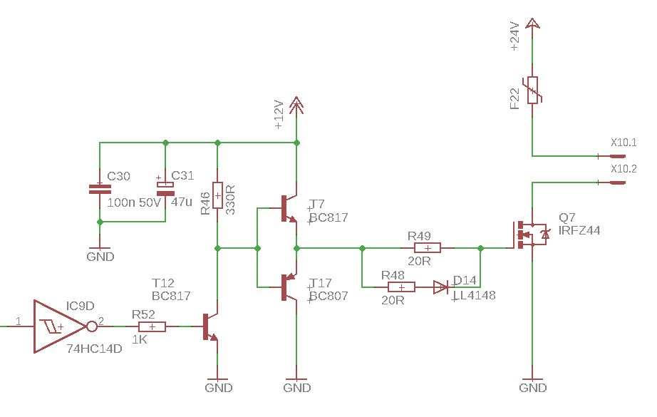 HeizungsTreiber Mehrere Mosfets an einen Kühlkörper