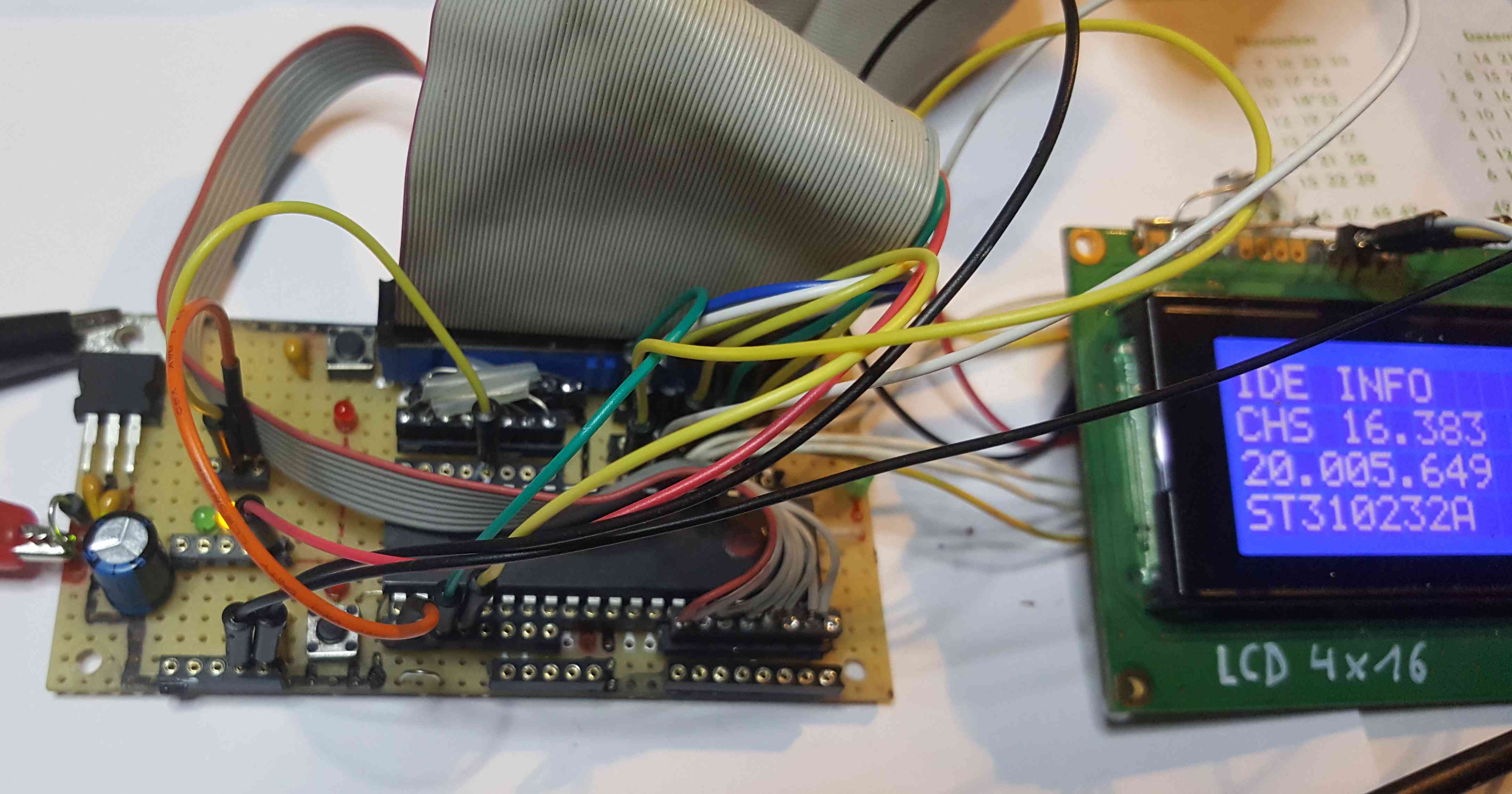 HDD SD an AVR ATmega1284p Assembler Beispiele