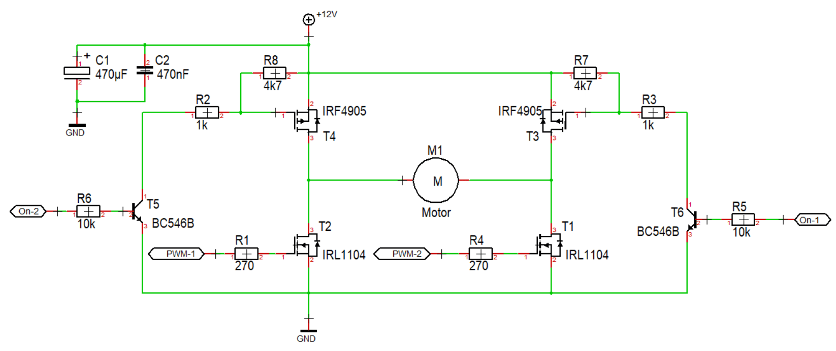 Probleme mit HBrücke (Schaltung)