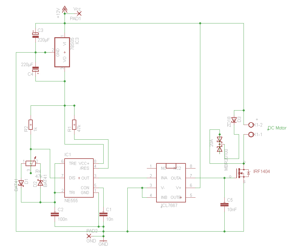 Drehzahlregler 12V Motor Schaltplan Kostenloser Schaltplan online