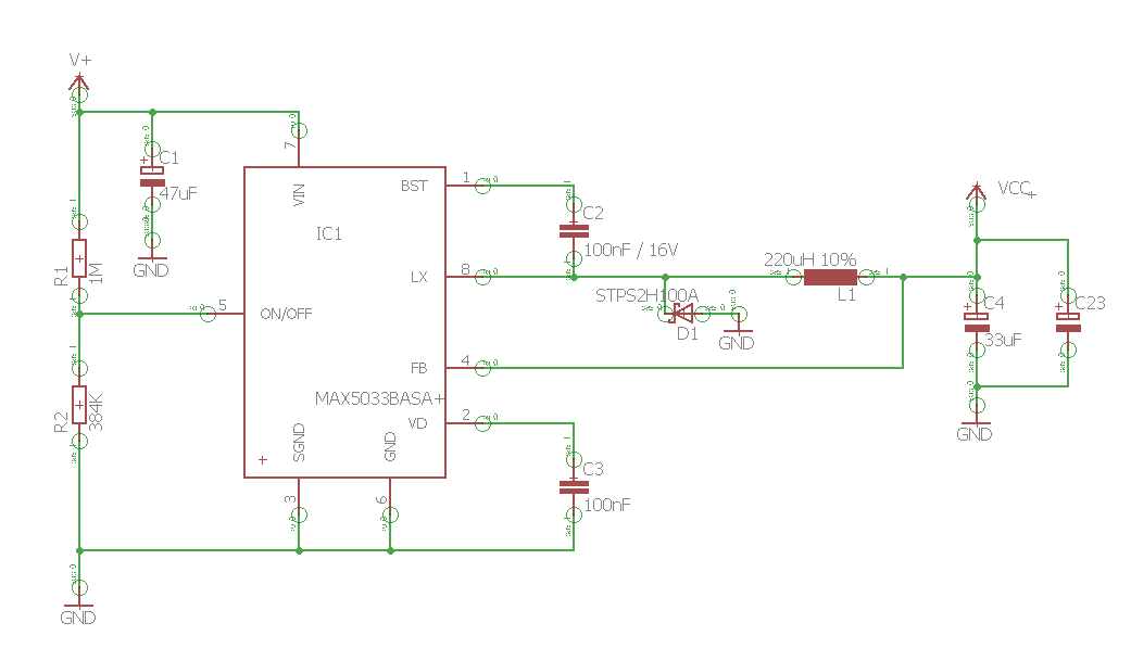 Schaltplan + Layout für StepdownWandler ok?