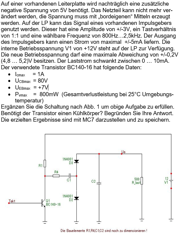 Ladungspumpe Berechnung