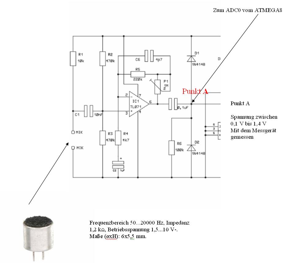 ADC messung mit ATMEGA8