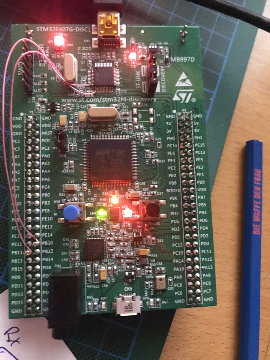 UART Clock Initialisierungsproblem auf STM32F407GDISC1 (Discovery