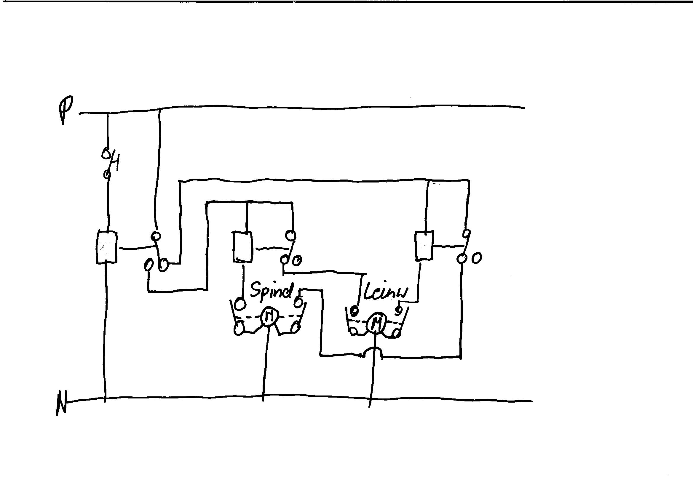 Motoren 230V mit Endschalter nacheinander schalten