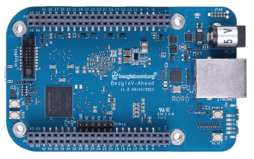 BeagleBone BeagleVAhead BeagleBone mit RISCVCPU und hochwertiger