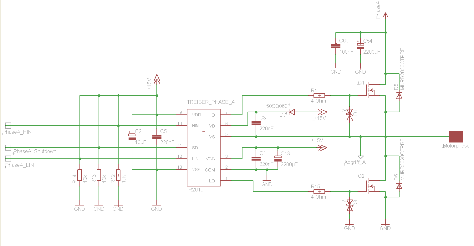 Brushless Regler Baugruppen Schaltpläne