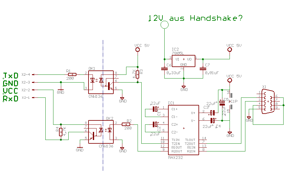 UART via optokoppler?