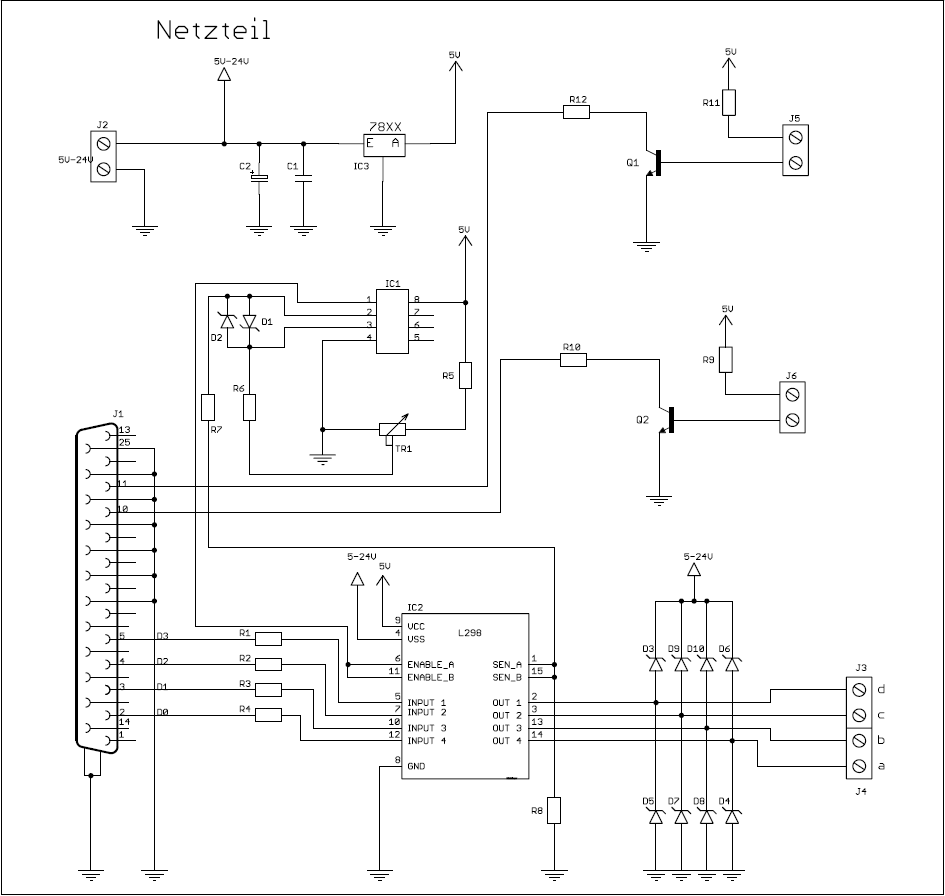 Pollin Schrittmotorkarte